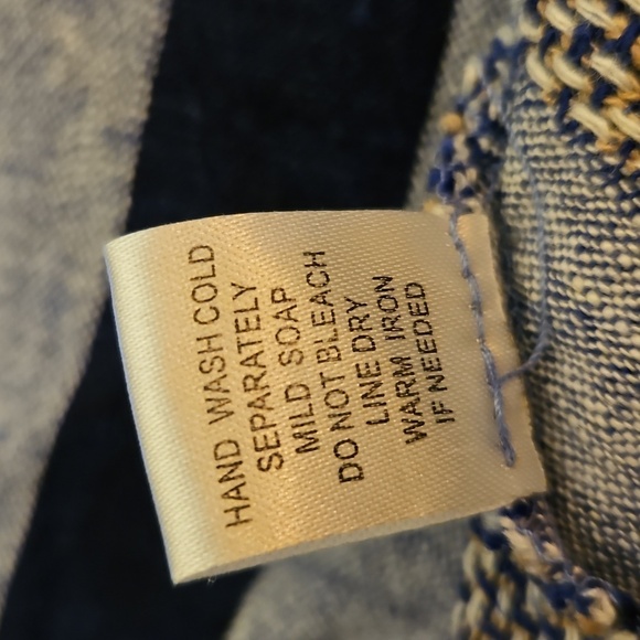 FOR CYNTHIA Blue Striped Linen Tweed Sleeveless Mod Tank Dress - Picture 11 of 11